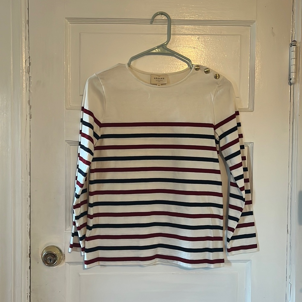 Sezane Marinière top